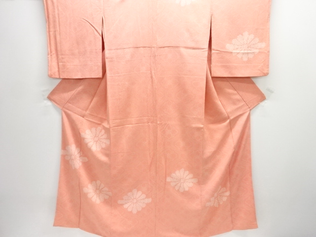 JAPANESE KIMONO / HOMONGI / SHOKKO & RHOMBUS FLOWER